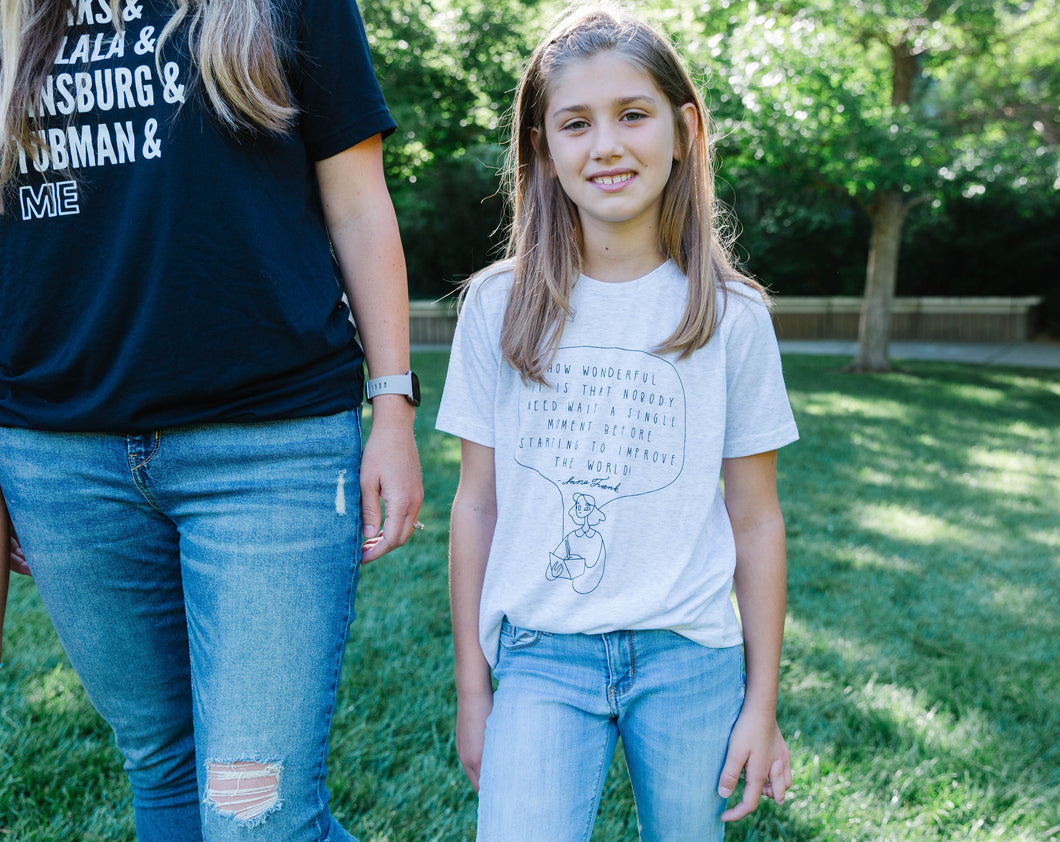 Anne Frank Tee Shirts,  |Daisy May and Me