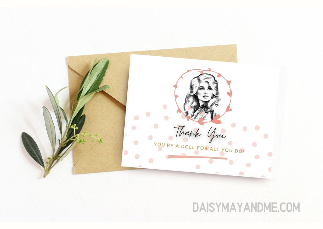 Empowered Women Thank you Card Printable